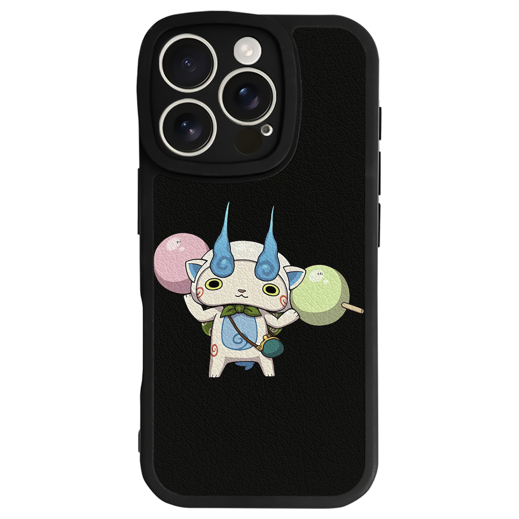 （画像用） 妖怪ウォッチ Yo-kai Watch 【iPhone 16シリーズ対応】シリコンスマホケース（レザー調） 材質：シリコン
